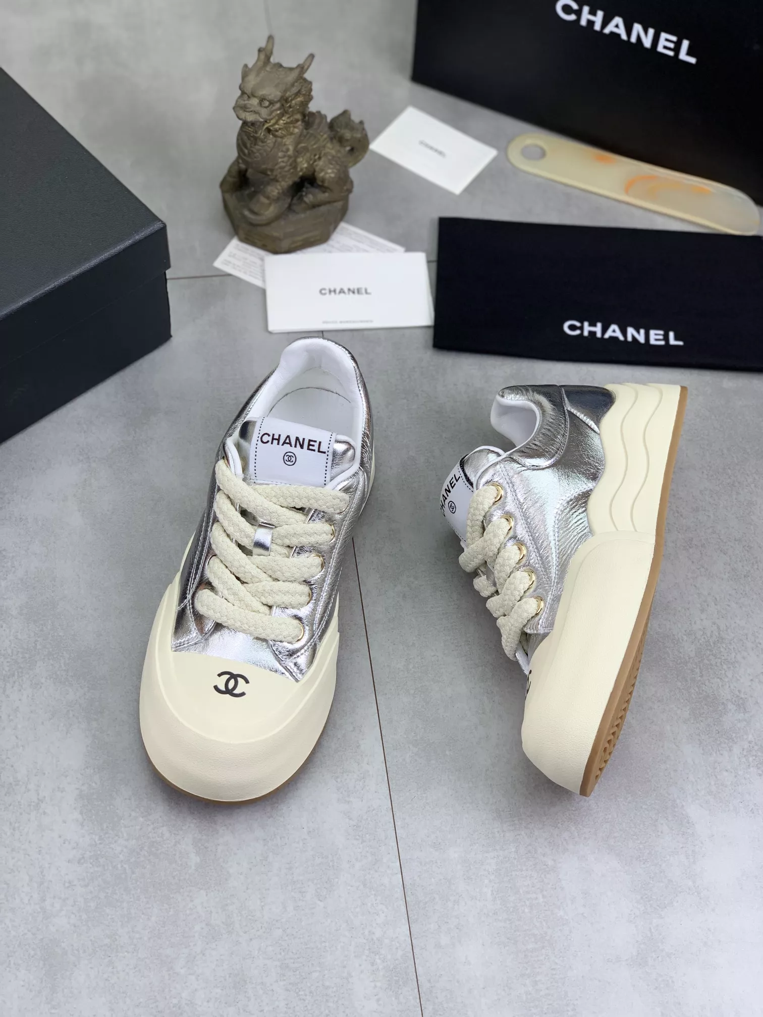 chanel decontractees chaussures pour femme s_12b4620